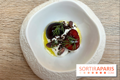 ERH - Burrata, cerise, moutarde torréfiée