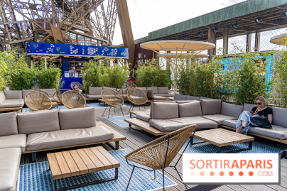 La terrasse sur la Tour Eiffel 2024 en mode JO Paris 2024 - les photos