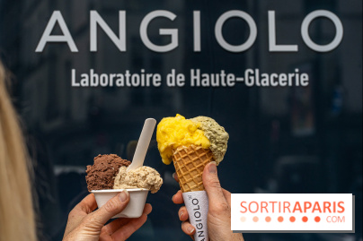 Angiolo, le glacier de Saint-Germain-des-Près - les photos -  pot et cornet