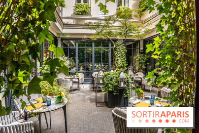 La terrasse cachée du Burgundy pour déjeuner au soleil dans le 8e -  A7C8455