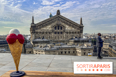 AMI Paris aux Galeries Lafayette Haussmann : pop ups, glacier et crêperie AMI par Julien Sebbag