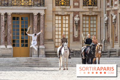 JO Paris 2024 : Les porteurs et relais de la flamme à Versailles -  Mathieu Forget - Bartabas