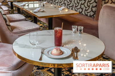 Le Café et la Pâtisserie Pierre Hermé à Versailles - Hôtel Les Lumières - pâtisserie et thé glacé ispahan