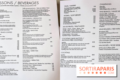 Le Café et la Pâtisserie Pierre Hermé à Versailles - Hôtel Les Lumières - carte - menu