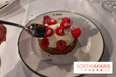 Le Barn Hotel  - la tartelette citron framboise 