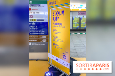 JO de Paris 2024 : animations sportives Stadium RATP à la station Auber - IMG 9279