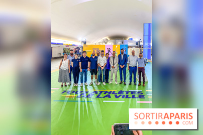 JO de Paris 2024 : animations sportives Stadium RATP à la station Auber