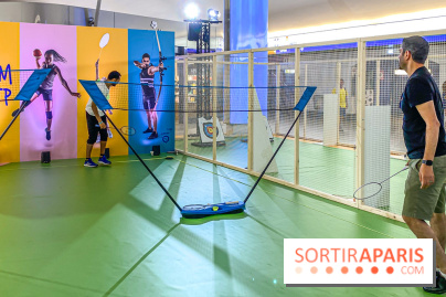 JO de Paris 2024 : animations sportives Stadium RATP à la station Auber - IMG 9291