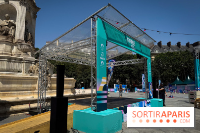 JO Paris 2024 : Fan zone Saint-Sulpice