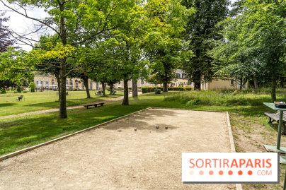 Le brunch à volonté exceptionnel de la Maison du Val à Saint-Germain-en-Laye dans les Yvelines - 78  -  terrain de pétanque