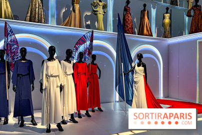 JO paris 2024 : Les tenues de scène de Lady Gaga, Aya Nakamura et Céline Dion exposées à la Galerie Dior  - image00013