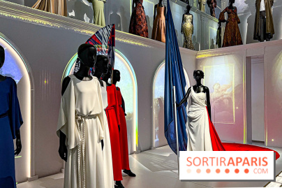 JO paris 2024 : Les tenues de scène de Lady Gaga, Aya Nakamura et Céline Dion exposées à la Galerie Dior