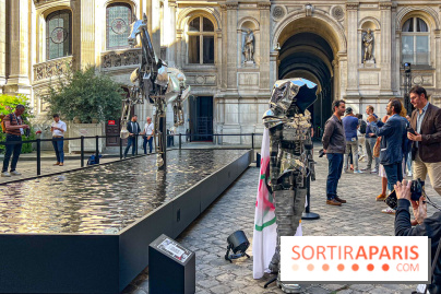 ZEUS, cheval métallique de la cérémonie d'ouverture des JO de Paris 2024 à l'Hôtel de Ville - image00005