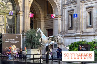 ZEUS, cheval métallique de la cérémonie d'ouverture des JO de Paris 2024 à l'Hôtel de Ville - image00025
