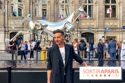 ZEUS, cheval métallique de la cérémonie d'ouverture des JO de Paris 2024 à l'Hôtel de Ville - image00003