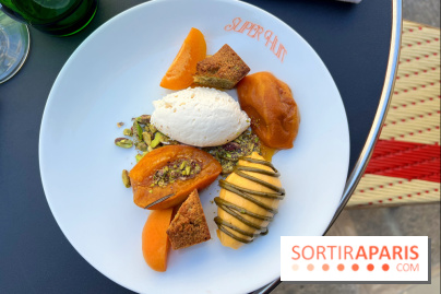 Super Huit - Abricots, crème crue, financier