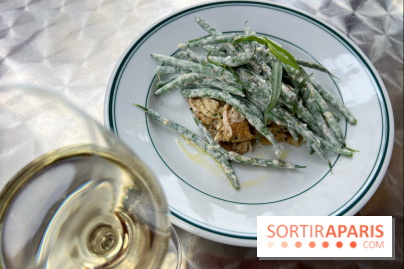 Le Cornichon - Poulet rôti, haricots verts