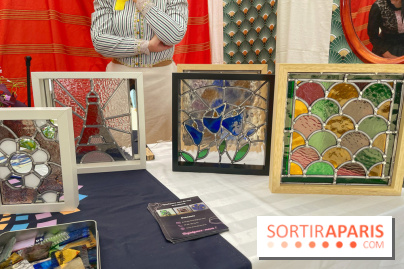 Paris vaut bien une fête - vitrail