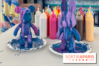 Ateliers de Paint Pouring à la galerie Goldshteyn-Saatort, à deux pas du Louvre - IMG 8440