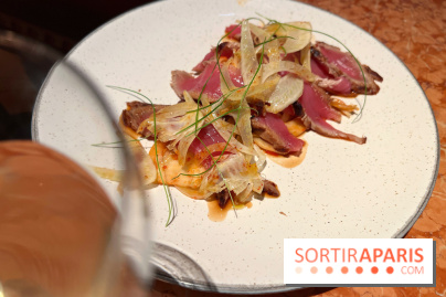 Colère - Tataki de veau, kimchi fenouil