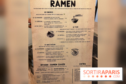 Gaijin Ramen restaurant - menu - carte
