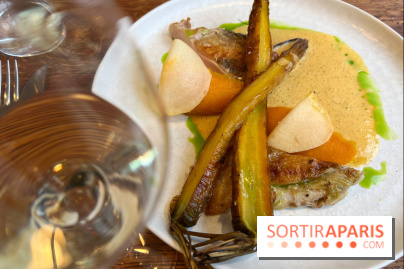 Erso - Pintade, patade douce, carottes fanes, pickles