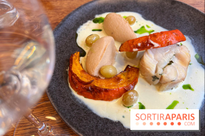 Erso - Lieu jaune, potimarron, sauce vin blanc