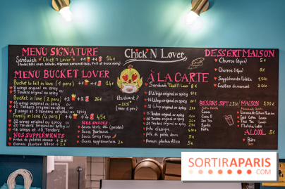 Chick’n Lover, le resto de poulet frit maison Paris 9e -  menu - carte