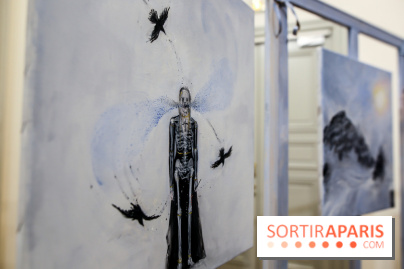 Ylva Snöfrid, exposition Cosmos et Vanitas à l'Institut suédois, nos photos