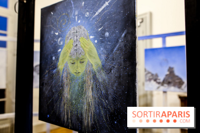 Ylva Snöfrid, exposition Cosmos et Vanitas à l'Institut suédois, nos photos