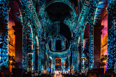 Paris Cœur de Lumières, le spectacle son et lumière à l'église Saint-Sulpice - les photos