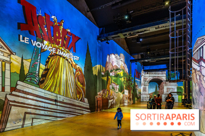 Exposition Astérix à l'Atelier des Lumières, le voyage immersif
