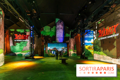 Exposition Astérix à l'Atelier des Lumières, le voyage immersif