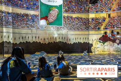 Exposition Astérix à l'Atelier des Lumières, le voyage immersif