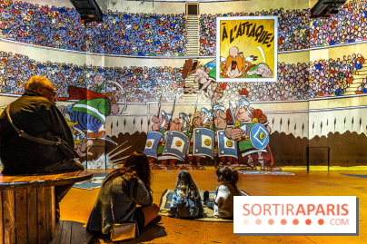 Exposition Astérix à l'Atelier des Lumières, le voyage immersif