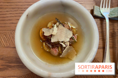 Le menu chasse au Bellefeuille, Saint James Paris