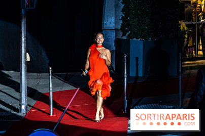 Inauguration des vitrines et décorations de Noël du BHV Marais 2024 avec Léna Mahfouf, Adriana Karembeu et Marc Lavoine -  A7C5882