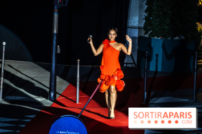 Inauguration des vitrines et décorations de Noël du BHV Marais 2024 avec Léna Mahfouf, Adriana Karembeu et Marc Lavoine -  A7C5883