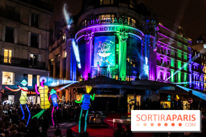 Inauguration des vitrines et décorations de Noël du BHV Marais 2024 avec Léna Mahfouf, Adriana Karembeu et Marc Lavoine -  A7C6015