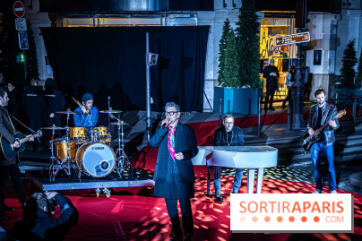 Inauguration des vitrines et décorations de Noël du BHV Marais 2024 avec Léna Mahfouf, Adriana Karembeu et Marc Lavoine -  A7C6051