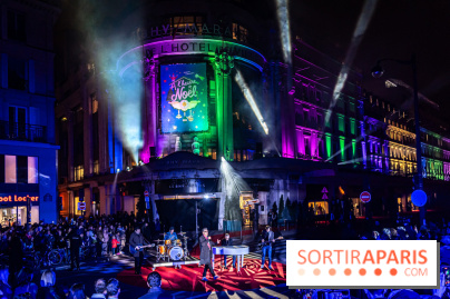 Inauguration des vitrines et décorations de Noël du BHV Marais 2024 avec Léna Mahfouf, Adriana Karembeu et Marc Lavoine -  A7C6088