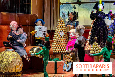 Les vitrines de Noël 2024 du Printemps Haussmann avec Juliette Binoche - image00017