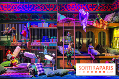 Les vitrines de Noël 2024 du Printemps Haussmann avec Juliette Binoche - image00055