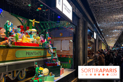 Les vitrines de Noël 2024 du Printemps Haussmann avec Juliette Binoche - image00007