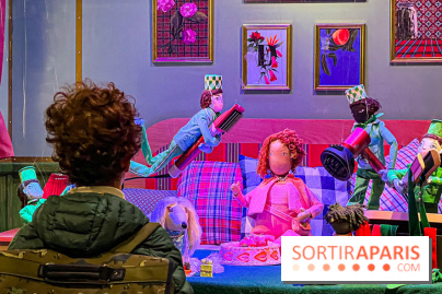 Les vitrines de Noël 2024 du Printemps Haussmann avec Juliette Binoche - image00011