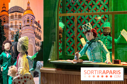 Les vitrines de Noël 2024 du Printemps Haussmann avec Juliette Binoche - image00017