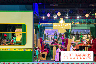 Les vitrines de Noël 2024 du Printemps Haussmann avec Juliette Binoche - image00019