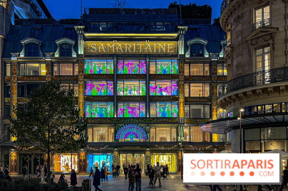 Les vitrines de Noël 2024 de la Samaritaine : Thoiry Lumières Sauvages envahit le grand magasin