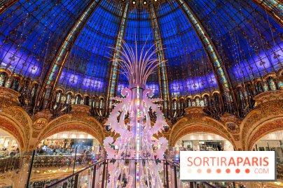 Le sapin de Noël des Galeries Lafayette 2024