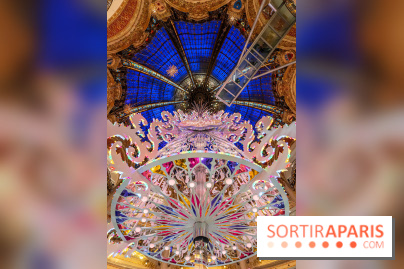 Le sapin de Noël des Galeries Lafayette 2024 -  A7C6489